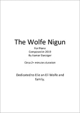 The Wolfe Nigun piano sheet music cover